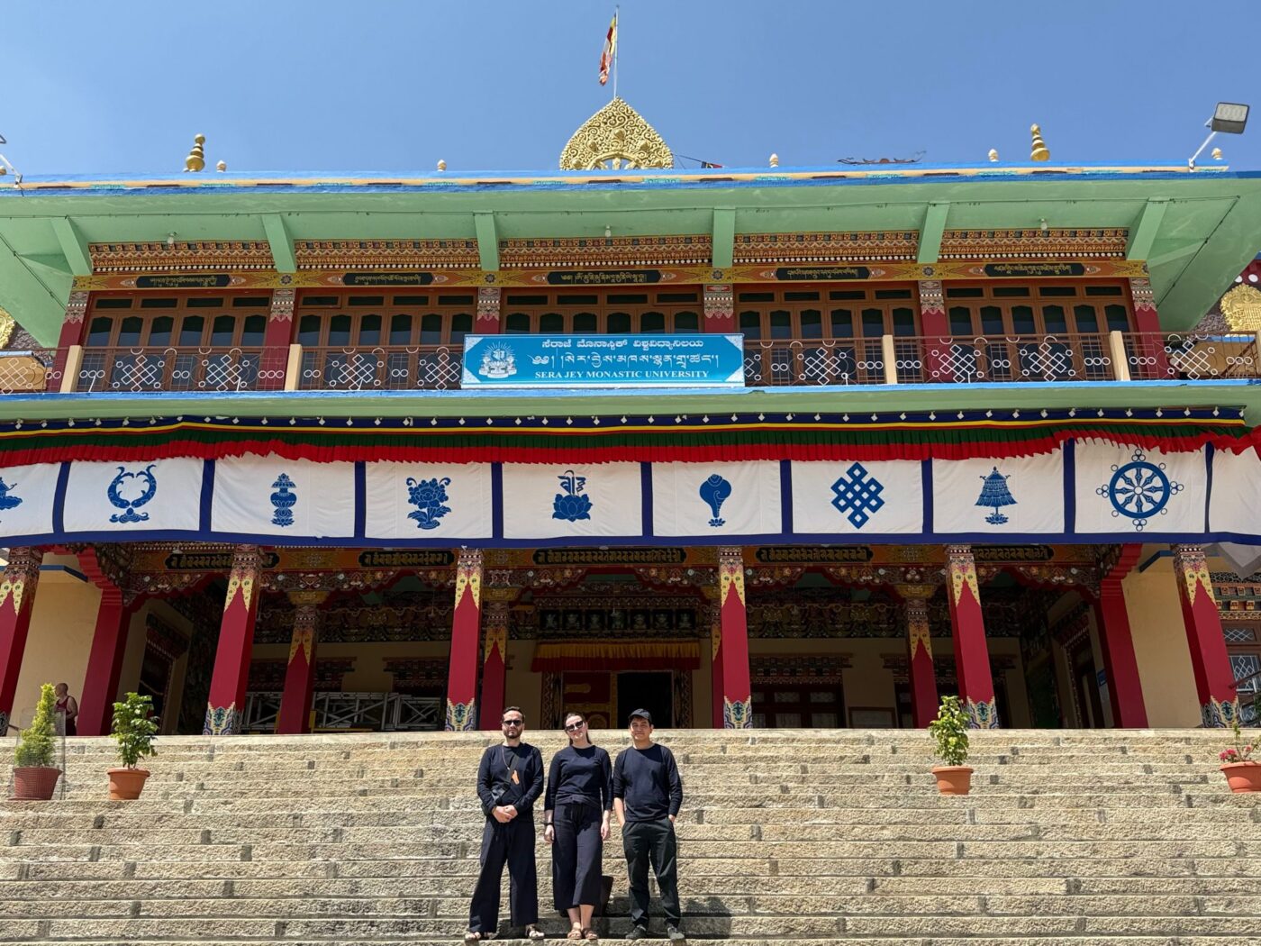 All Here + Tibetan Sera Jey Monastery. Advancing the Science of Meditation – The Force for Good!