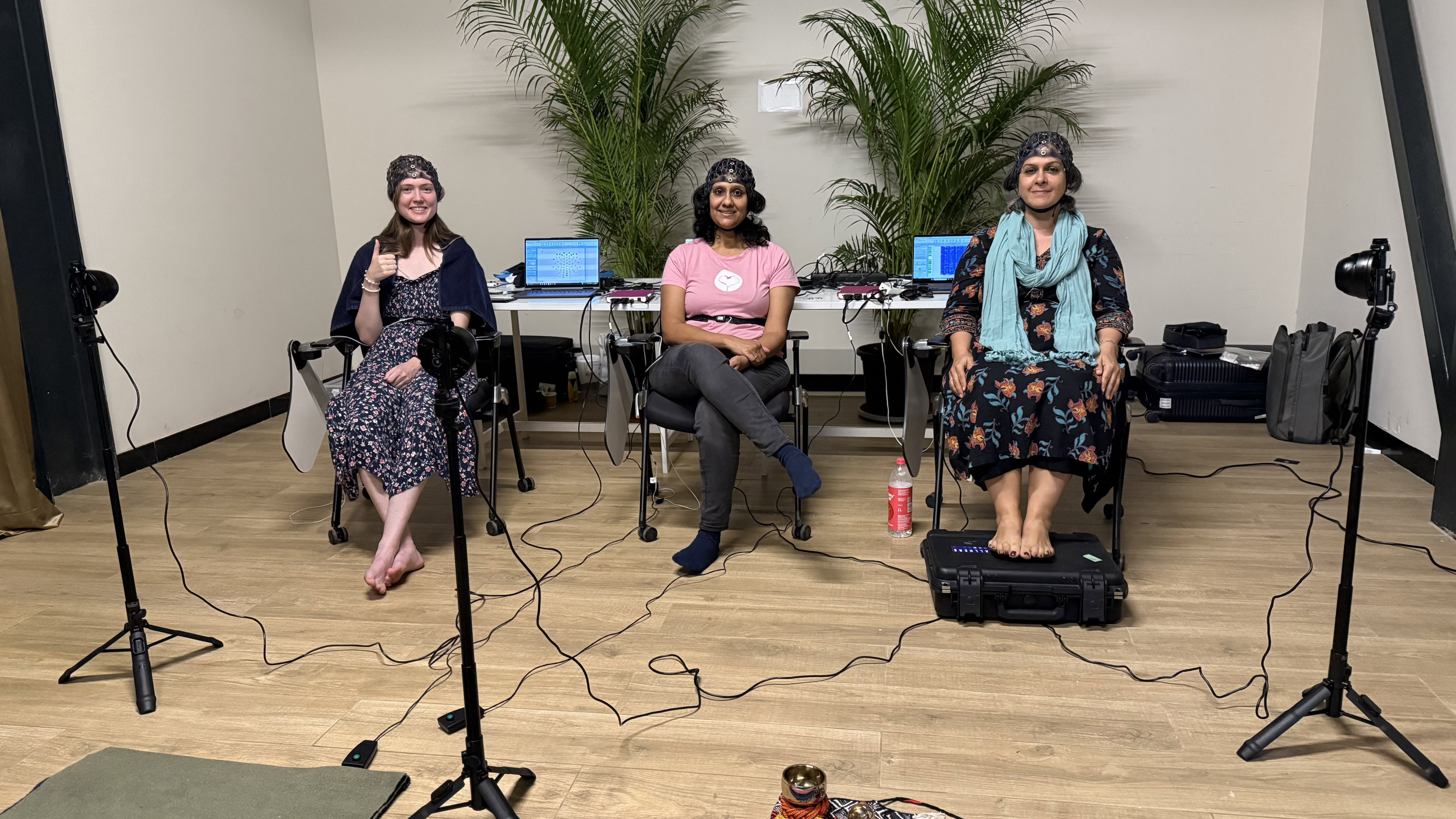 EEG-based Quantified Meditation session with Heartfulness practitioners