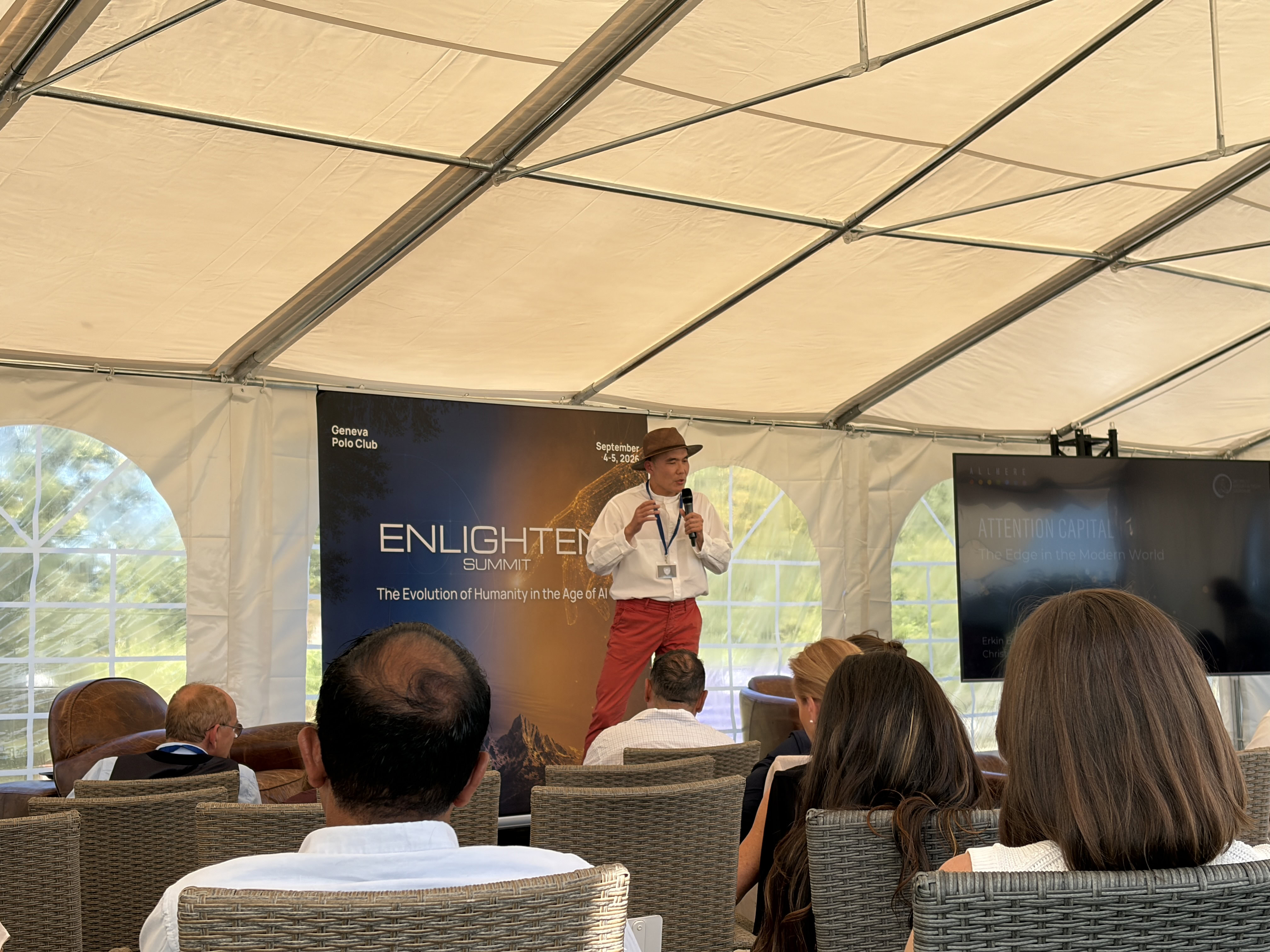 Quantified Attention Challenge at the ENLIGHTEN Leadership Summit, Geneva, photo 2