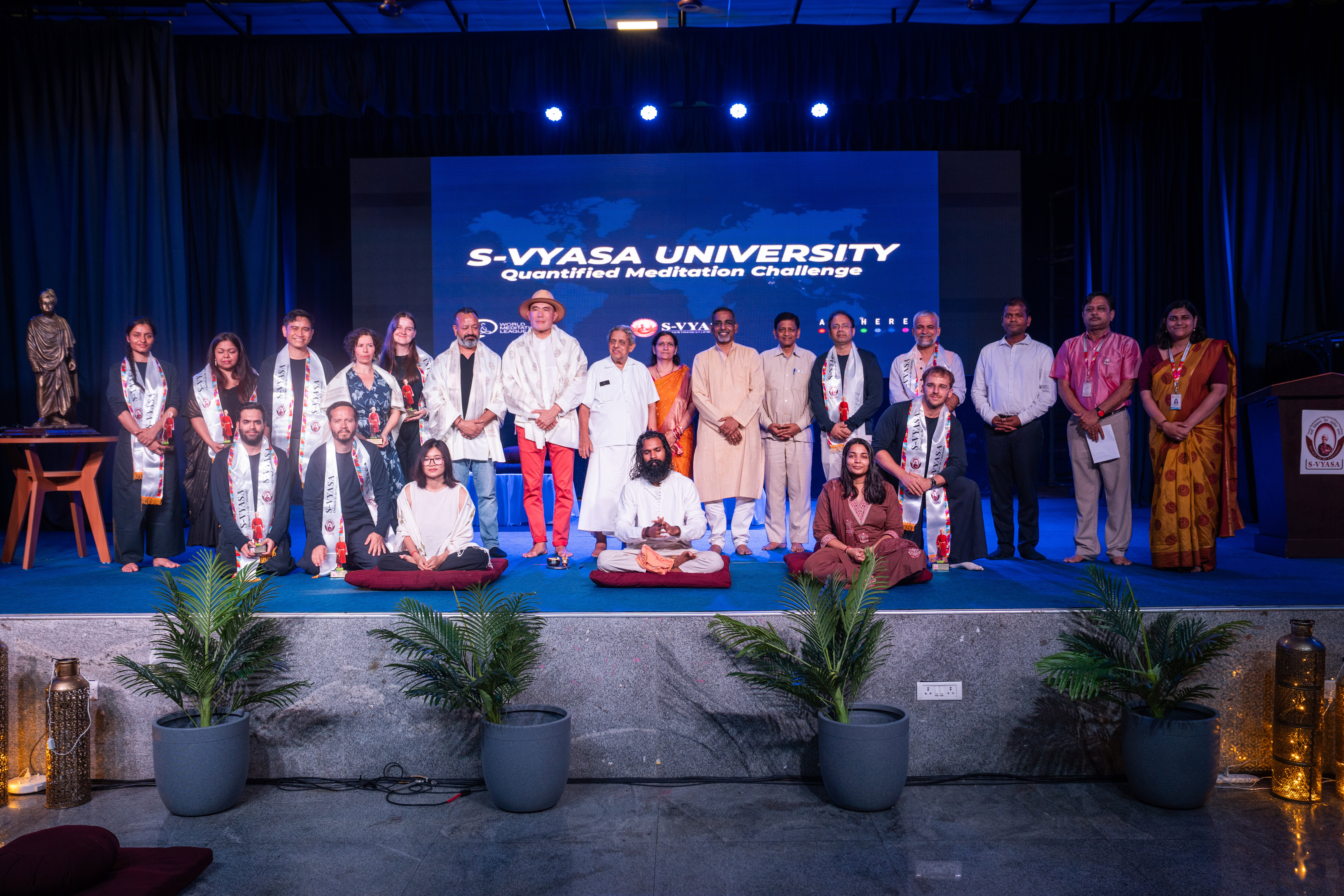 Quantified Meditation Challenge at S-VYASA University, photo 7